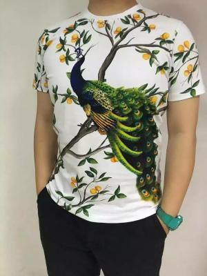 China Customized Digital Print Cotton Spandex Jersey T Shirts / Sports Clothing for sale