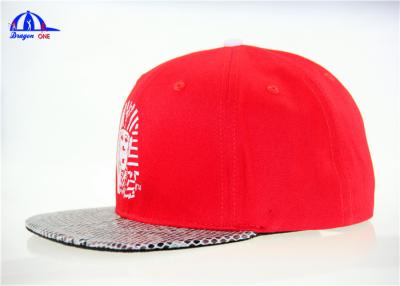 China Bonés de beisebol vermelhos do Snapback das senhoras da forma com o Spandex do algodão 2% de 98% à venda