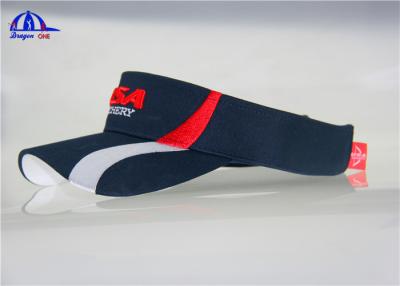 China Breathable Adjustable Men Sun Visor Hats with 100% Cotton Fabric , Embroidery Logo for sale