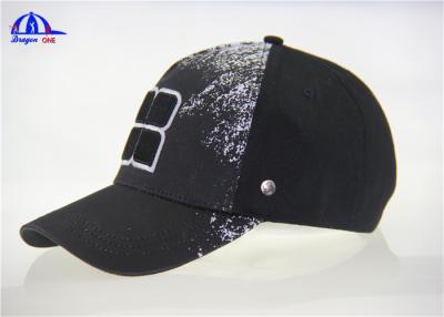 China 98% Cotton 2% Spandex Woven Fitted Baseball Caps for sale