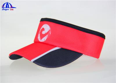 China Tennis Sun Visors / Men's Sports Running Sun Visor Hats With Sublimation Printing for sale