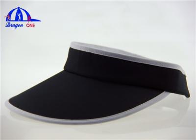 China Fashion Custom Design 100% Nylon Running Visor / Sun Visor Caps with Big Brim for sale