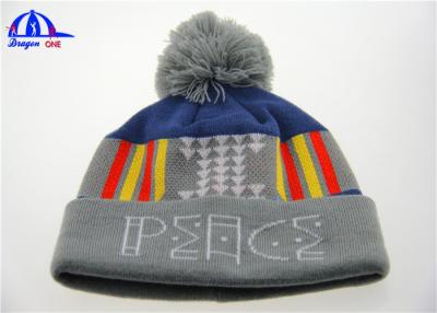 Cina Cappelli tricottati caldi del Beanie del modello popolare del jacquard per l'inverno/primavera, acrilico di 100% in vendita