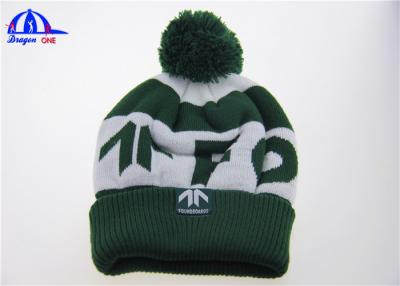 China Custom Logo Printing Knitted Beanie Hats for sale