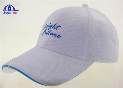 China Polyester Four Led Lights LED Baseball Cap , Embroidery Baseball Caps for Youth for sale