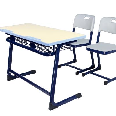 China India modern hot selliing school double desk and chair school double desk and chair for sale