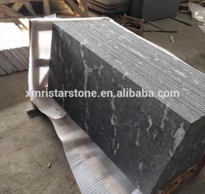 China Decoration indoor outdoor ect. Chinese Nero Branco Granite , Jet Mist Black Granite Tiles for sale