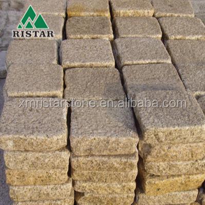 China Outdoor and garden paving cheap price granite cobblestone and granite stone pavers for sale