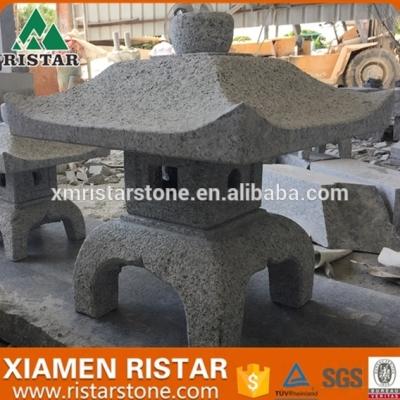 China G603 G623 G654 G682 Granite Stone Japanese Style Garden Outdoor Granite Stone Lantern for sale