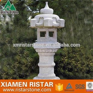 China G603 G623 G654 G682 Granite Stone Japanese Style Large Granite Garden Stone Lantern for sale