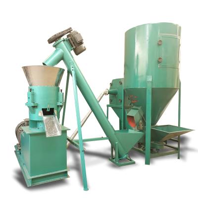 China Cheap Animal Feed Pellet Making Poultry Poultry Chicken Feed Pellet Making Machine Line For Livestock Feed for sale