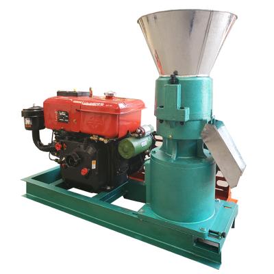 China Make animal feed food 12HP cheap and high quality diesel engine animal feed processing machine factory for sale