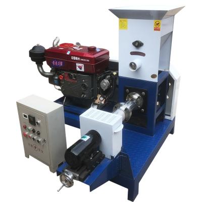 China Make Animal Feed 22 HP Diesel Power Floating Fish Feed Pellet Making Machine /Pets Dog Cat Food Processing Machine for sale