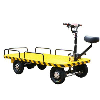 China Hotels Electric Power Platform Trolley 1 Ton Heavy Duty Platform Transport Trolley for sale