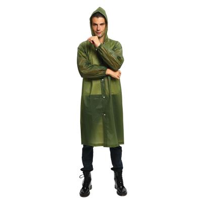 China Free Sample Bachelorette Raincoats Reusable Waterproof EVA Rain Coat Unisex Adult Lightweight Raincoat For Men for sale