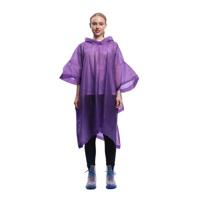 China Wholesale Women Reusable Waterproof Tactical Poncho Bachelor Rainwear Free Sample EVA Plastic Raincoat For Adult for sale