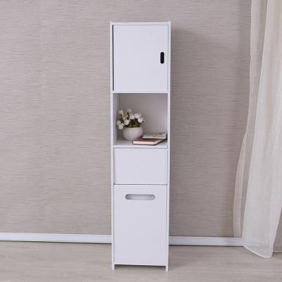 China E0914 Wooden Toilet Cabinet Tissue Paper Box Shower Storage Shelf Room Set Home Bathroom Furniture Vanity Display Wooden Box for sale