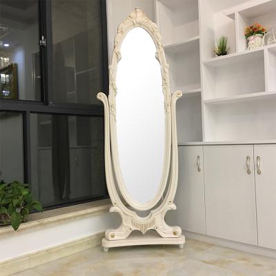 China M1002 Modern Luxury Modern Stand Mirrored Antique Jewelry Cabinet Decorations Living Room Furniture Stand For Floor Mirror Makeup for sale