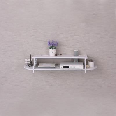 China Hollow Out G0216 Modern Products Decoration Hollow Shelf White Home Storage Wooden Wall Mount Bracket for sale