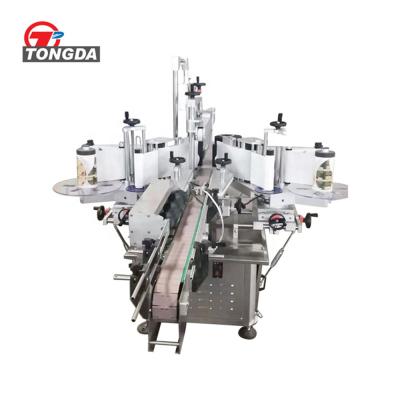 China Beverage Round Bottle Automatic Labeling Machine Label Applicator , Small Label Applicator Glass Bottle for sale