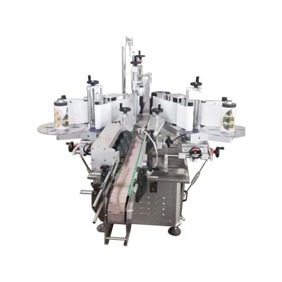 China Food round bottle automatic sticker labeling machine and labeler for cylindrical products for sale