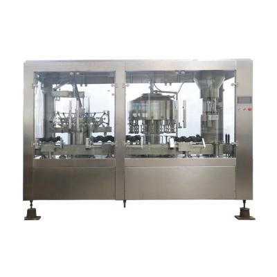 China Food whiskey liquor vodka 3 in 1 monoblock machine small filling filling rinsing capping machine for sale