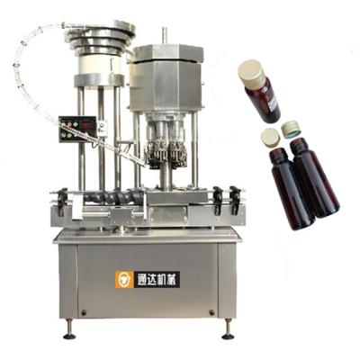 China Beverage China Manufacturer Automatic 4 Heads Capping Machine For Aluminum Threaded Cap for sale