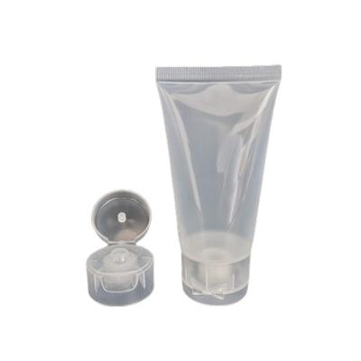 China Separate Cosmetic Tube 50ml Set Empty Tube With Flip Top Cap For Hand Gel for sale