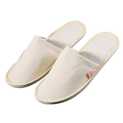 China Fast Delivery Close Toe Velor Slippers Hotel Open / Narrow Toe With Biodegradable Sole for sale