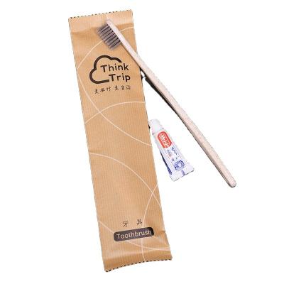 China Luxury/ECO/Economic five star style lowest price hotel disposable toothbrush made in China for sale