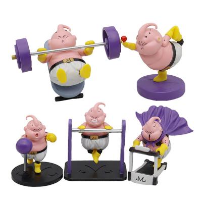 China Dbz Super Fitness Cartoon Toy MB1 Anime Saiyan Man Majin Buu Action Number PVC Model PVC Figures for sale