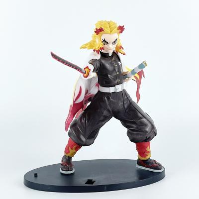 China Cartoon Toy MB1 Anime Rengoku Kyoujurou Character Model Decoration Collection Toy Blind Box Demon Slayer Action Number for sale