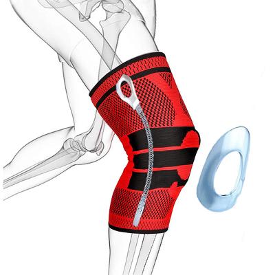 China Wholesale Breathable Sports Running Fitness Bestselling Gym Knee Sleeve Strap Knee Bandage Compression Adjustment Knee Brace Support for sale