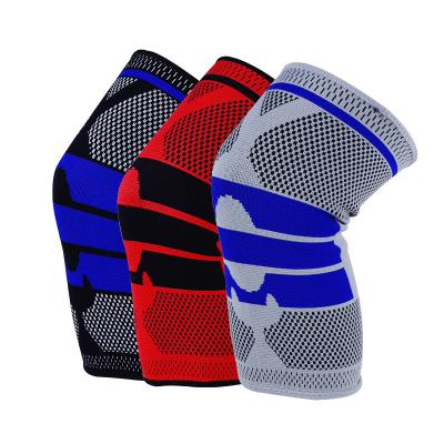 China Amazon Best Selling Spandex Sports Breathable Nylon Knee Sleeve Compression Elastic Knee Brace For Men And Women for sale