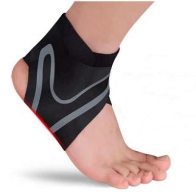 China Breathable Elastic Ankle Brace Guard Protector Bandage Compression Foot Stabilizer for sale