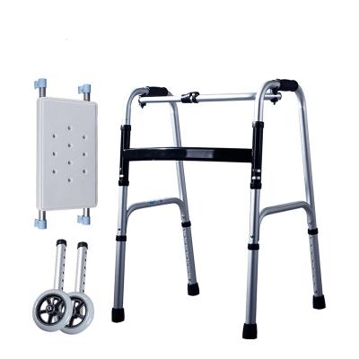 China Hospital Stainless Steel Walker Lightweight Standing Frame Aid Rehabilitation For Handicapped for sale