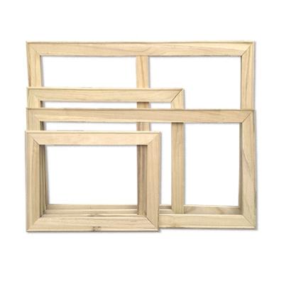 China DIY popular pine wood frame for stretched canvas for sale