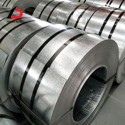 Chine 914 mm bande d'acier Gi Secc Dx51 Z90 Z100 Z125 Zinc revêtu métaux galvanisés bande d'acier fer à vendre