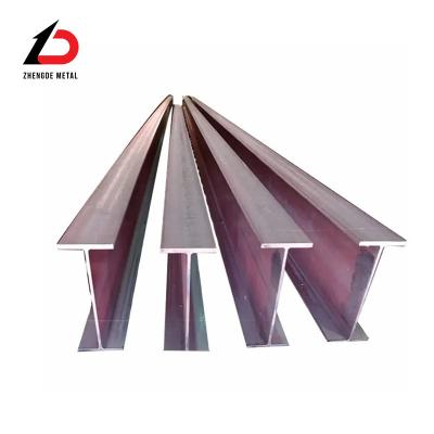 China DIP Quente Metal H Beam Canal Construção Aço A36 / Ss400 / S235jr à venda