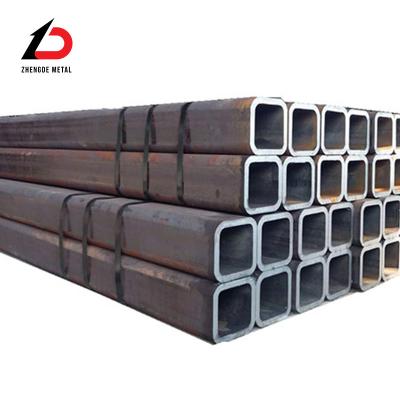 China China Fábrica S235jr Ss400 S235j0 A572 Tubos de aço carbono retangulares sem costura Tubos de aço sem costura de baixo carbono Tubos retangulares galvanizados para materiais de construção à venda