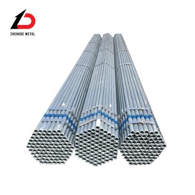 Cina Diametro personalizzato 20mm 35mm 40mm 4 pollici Dx53D+Z Z100 Z275 Hot Dip Round Galvanized Pipe Galvanized Round Pipe in vendita