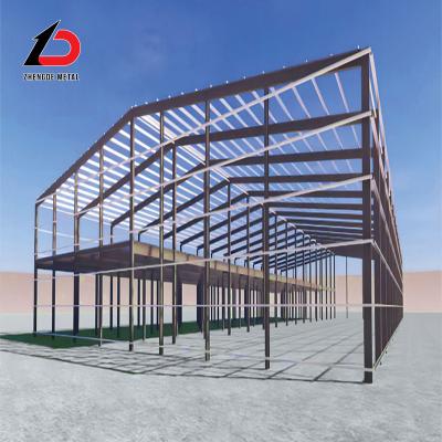 China Diseño de la fabricación estructura del marco de acero almacén estructura de acero de metal en venta