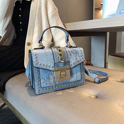 China High Quality Bag Luxury Purses And Handbags A Designer Tote Handbags Snakeskin Shoulder Female Main Handbags For Women for sale