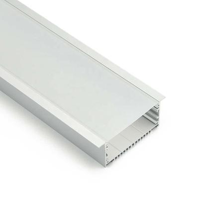 China Decorations 90x35 Slim Aluminum Extrusion Profile Recessed Led Linear Light For For Led Strip Light for sale