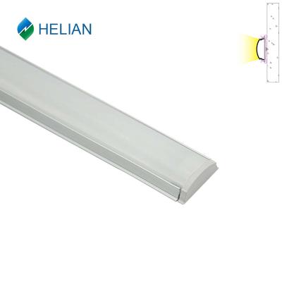 China Decorations Flexible Bendable Aluminum Led Profile Extrusion , Surface Mounted Led Strip Profile for sale