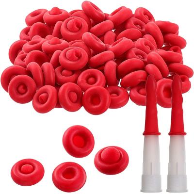 China 2021 Nice Shape And Good Idea Hot Selling Caulk Sealing Cap Red Latex Cap Caulking Saving Covers for sale