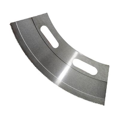 China Cr12MoV Arc Shaped Industrial Knife Blade For The Corrugated Cardboard for sale