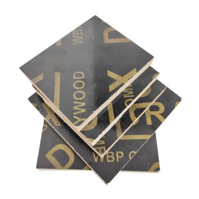 China Modern Cheap Price Logo Printed 4*8 Shutter Boards Brown Black Birch Common Wood Core Construction Film Faced Plywood Panel for sale