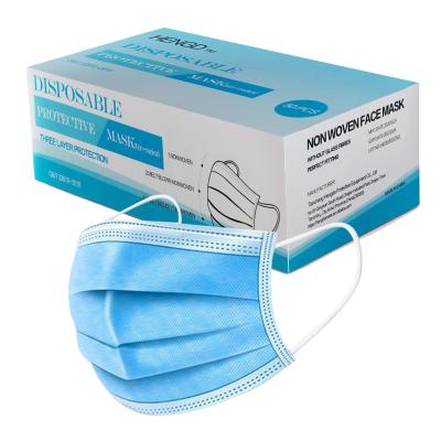 China Easy Daily Life Protector Breathable 3 Filter Underlays Extra Soft Facemasks For Designer General Use Disposable Face Mask With Elastic Earloops for sale