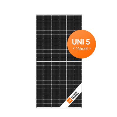 China Commercial United Energy Perc Pv Module Mono 540 545 550 555 560W Half-Cut Solar Roofing Panels for sale